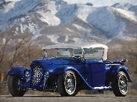Eclipse, 1932, Niebieski, Ford, Roadster