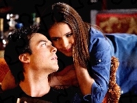 Elena, Damon, The Vampirie Diaries