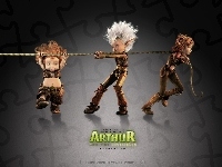 elfy, Artur i Minimki, Arthur and the Invisibles, lina