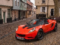 Lotus, Czerwony, Samochód, Elise