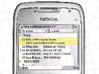 Email, Nokia E71, Menu