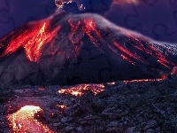 Wulkanu, Erupcja, Lawa