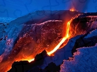 Wulkanu, Erupcja, Lawa