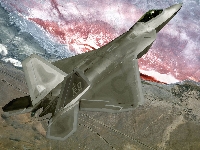 Wzbijający, Lockheed, Się, F-22, Martin