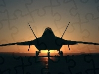 F-22 Raptor, Zachód słońca