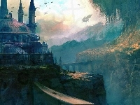 Pałac, Fantasy, Góry