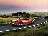 Droga, Ferrari, 458 Italia, Pola