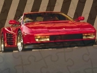 Ferrari Testarossa, Przód, Światła