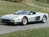 Kabriolet, Ferrari Testarossa, Srebrne