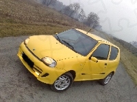 Fiat Seicento, Żółty, 1100ccm