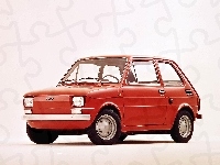 Fiat 126, Czerwony, ST Bambino