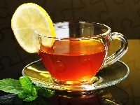 Herbata, Filiżanka, Cytryna