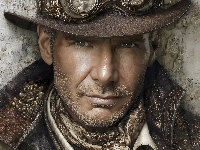 Harrison Ford, Aktor, Indiana Jones, Grafika AI, Film