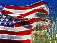 USA, Flaga, Krzyże