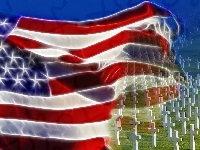 USA, Flaga, Krzyże
