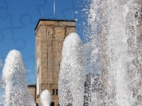 Zamek, Fontanna, Poznań