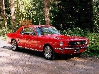 Czerwony, Ford Mustang