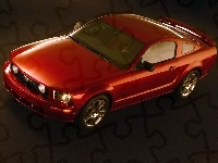 Czerwony, Ford Mustang