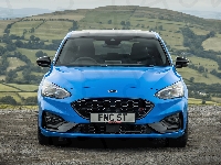 Przód, Ford Focus ST, Niebieski