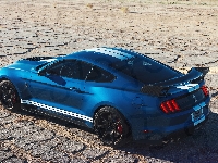 GT500, Ford Mustang Shelby, Niebieski