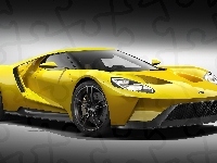 Ford GT, Żółty, 2017