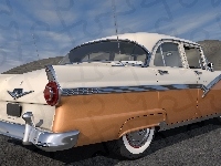 Zabytkowy, Ford Fairlane Town Sedan, 1956, 3D