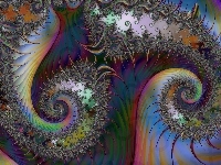 Fraktal, Spirale, Kolorowy, Grafika