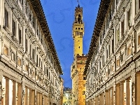 Muzeum Galeria Uffizi, Włochy, Florencja, Pałac Palazzo Vecchio