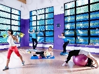 Ćwiczenia, Fitness, Gimnastyka, Sala