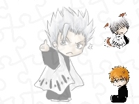 Gin, Hitsugaya, Kurosaki, Postacie