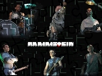 gitary, Rammstein, zespół, perkusja