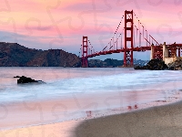 Most Golden Gate, San Francisco, Cieśnina Golden Gate, Stany Zjednoczone, Kalifornia