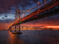 Noc, San Francisco, Golden Gate, Most