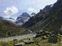 Góry, Piz Buin, Austria, Kamienie