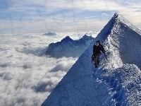 Chmury, Góry, Alpiniści