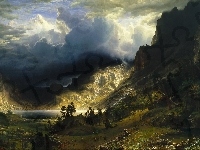 Chmury, Góry, Jezioro