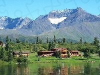 Góry, Alaska, Domy, Wieś