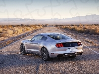 Droga, Ford, Mustang, Góry