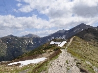 Droga, Góry, Niebo