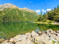 Jezioro, Góry, Kamienie