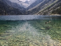 Jezioro, Góry, Kamienie