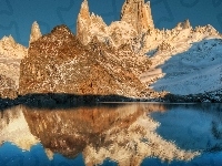 Jezioro, Góry, Odbicie
