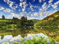 Lasy, Góry, Jezioro
