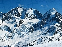 Śnieg, Góry, Szczyty
