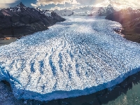 Góry, Patagonia, Argentyna, Lodowiec, Park Narodowy Los Glaciares, Perito Moreno