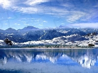 Woda, Góry, Śnieg