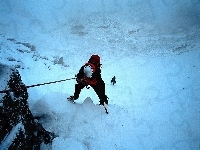 góry , Alpinizm, Zima, wspinaczka