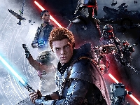 Gra, Upadły Zakon, Star Wars Jedi Fallen Order, Broń, Postacie