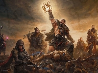 Barbarzyńca, Czarodziejka, Postacie, Łowca demonów, Nekromanta, Gra, Diablo Immortal, Krzyżowiec, Mnich