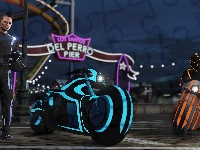 Gra, GTA 5, Grand Theft Auto V, Postacie, Motocykle